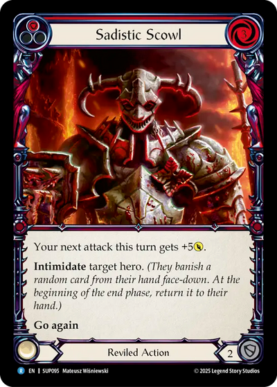 Sadistic Scowl Rainbow Foil