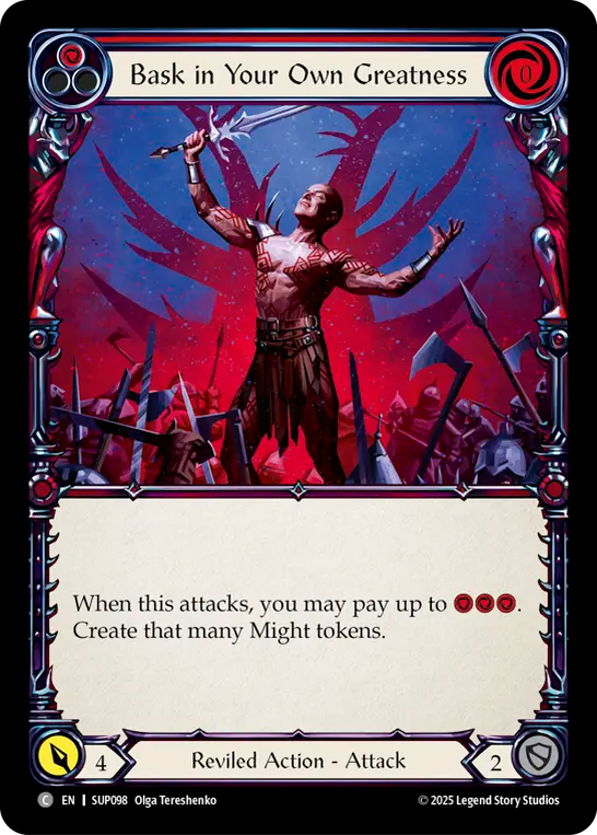 3x Bask in Your Own Greatness (Red)