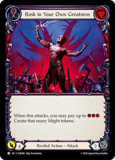 3x Bask in Your Own Greatness (Red)