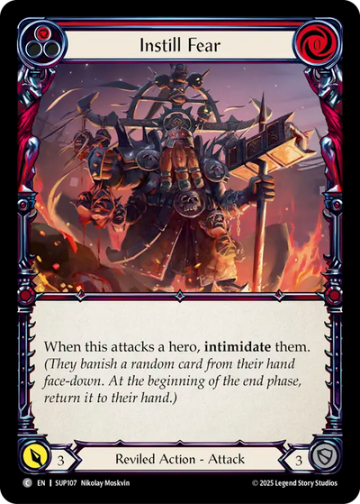 3x Instill Fear (Red)