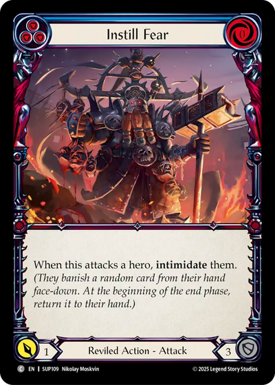 Instill Fear (Blue) Rainbow Foil