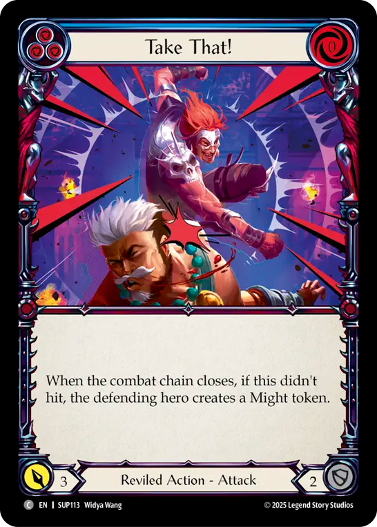 Take That! (Blue) Rainbow Foil
