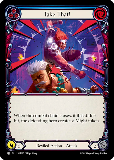 Take That! (Blue) Rainbow Foil