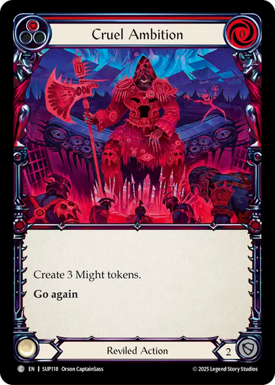 3x Cruel Ambition