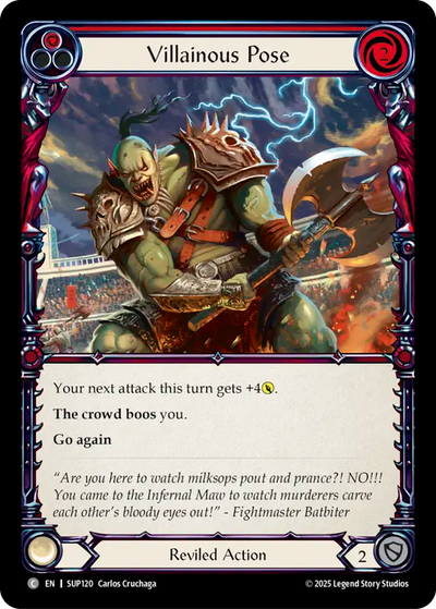3x Villainous Pose (Red)