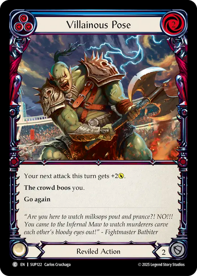 3x Villainous Pose (Blue)