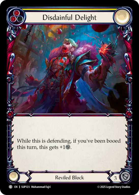Disdainful Delight Rainbow Foil