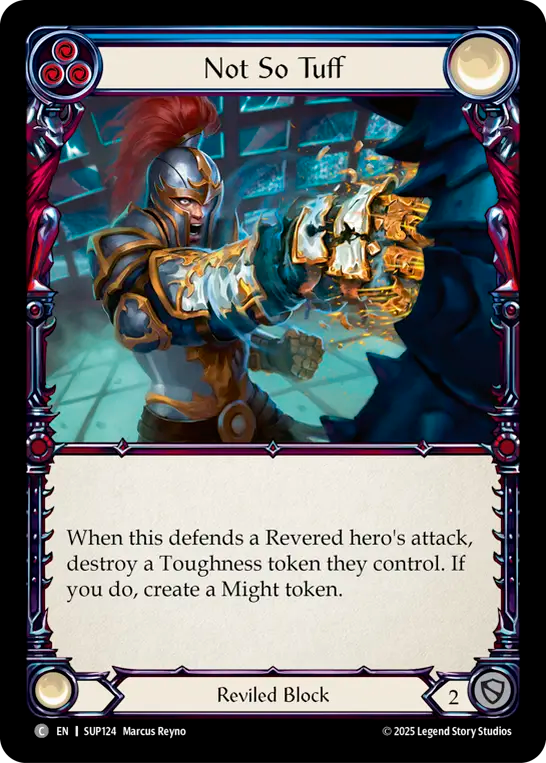 Not So Tuff Rainbow Foil