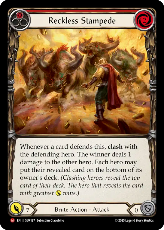 Reckless Stampede Rainbow Foil