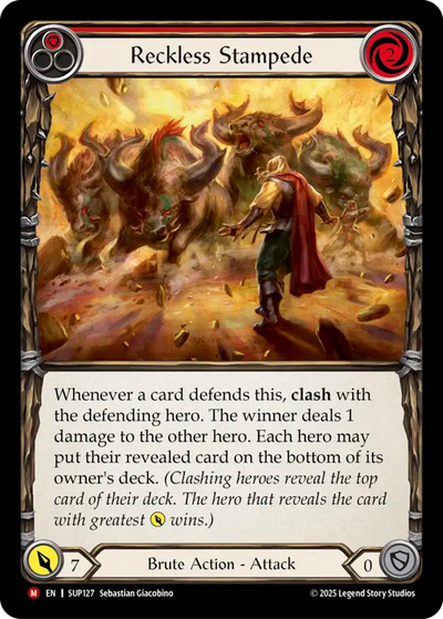 Reckless Stampede Rainbow Foil