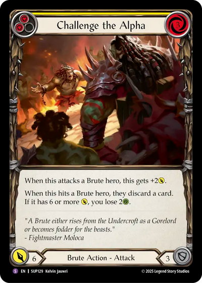 Challenge the Alpha Rainbow Foil