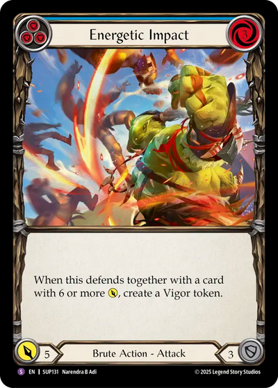 Energetic Impact Rainbow Foil