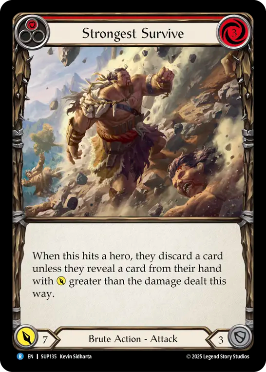 3x Strongest Survive (Red)