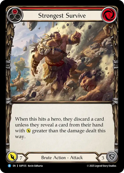 3x Strongest Survive (Red)
