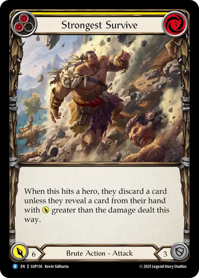 3x Strongest Survive (Yellow)