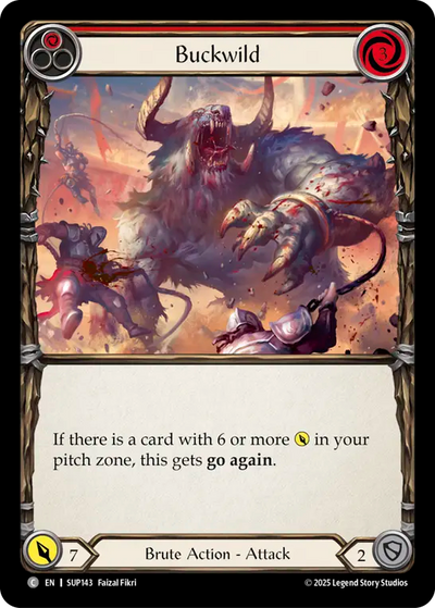 Buckwild (Red) Rainbow Foil