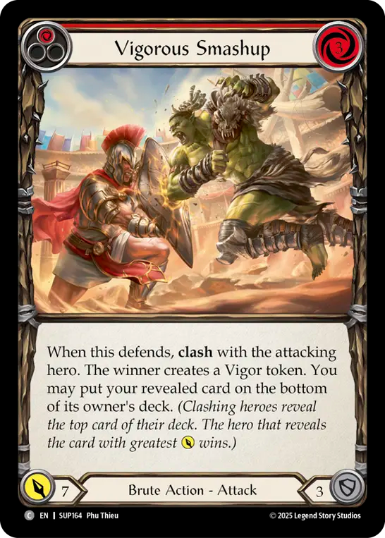 3x Vigorous Smashup (Red)