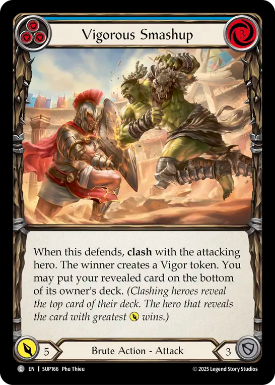 3x Vigorous Smashup (Blue)