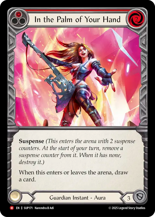 In the Palm of Your Hand Rainbow Foil