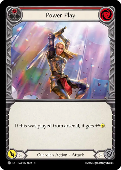 Power Play (Red) Rainbow Foil
