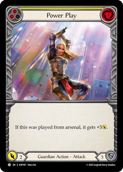 Power Play (Yellow) Rainbow Foil