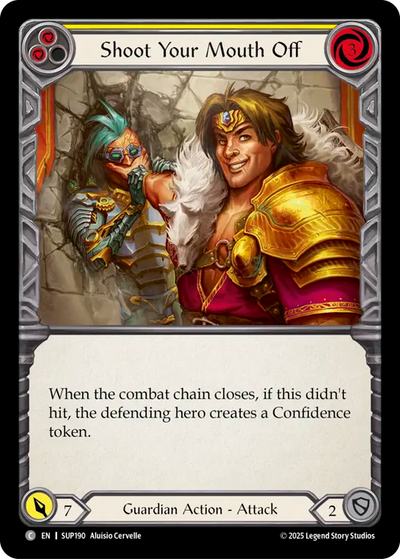 Shoot Your Mouth Off (Yellow) Rainbow Foil