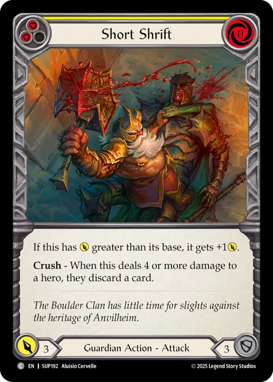 Short Shrift Rainbow Foil