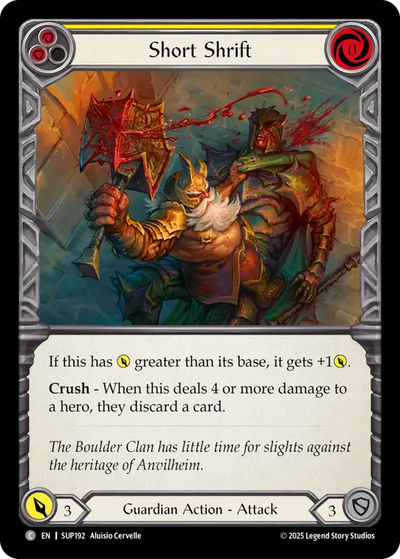 Short Shrift Rainbow Foil