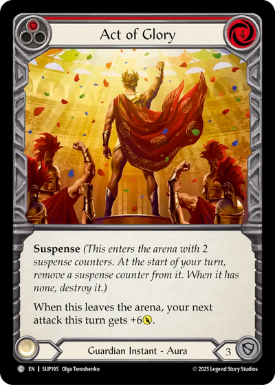 Act of Glory (Red) Rainbow Foil