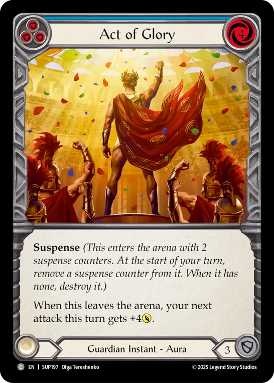 Act of Glory (Blue) Rainbow Foil