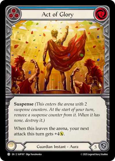 Act of Glory (Blue) Rainbow Foil