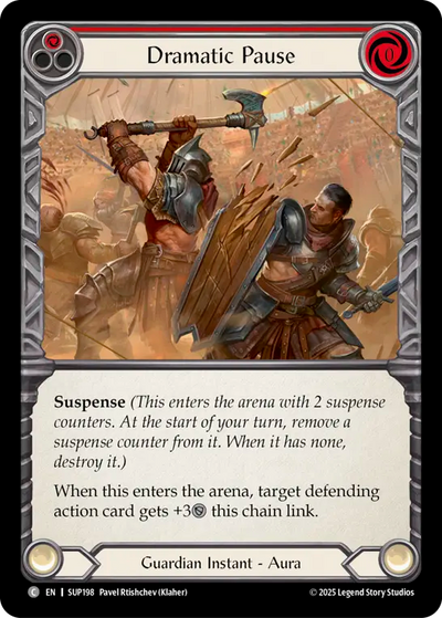 Dramatic Pause (Red) Rainbow Foil
