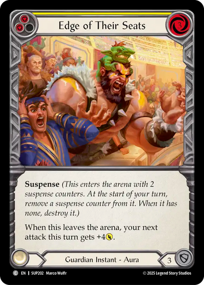 Edge of Their Seats (Yellow) Rainbow Foil