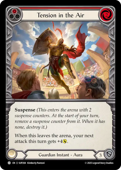 Tension in the Air (Red) Rainbow Foil