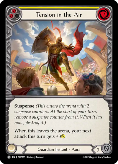 Tension in the Air (Yellow) Rainbow Foil