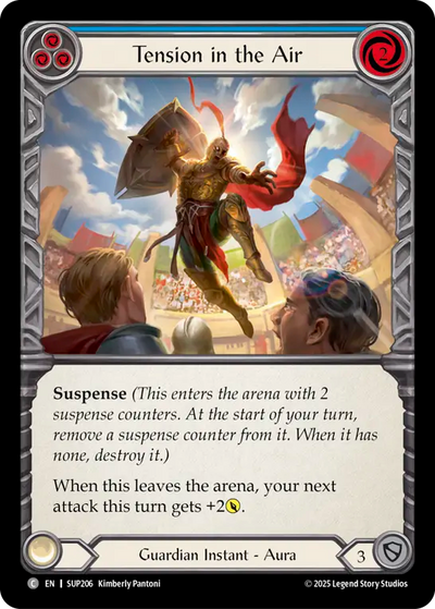 Tension in the Air (Blue) Rainbow Foil