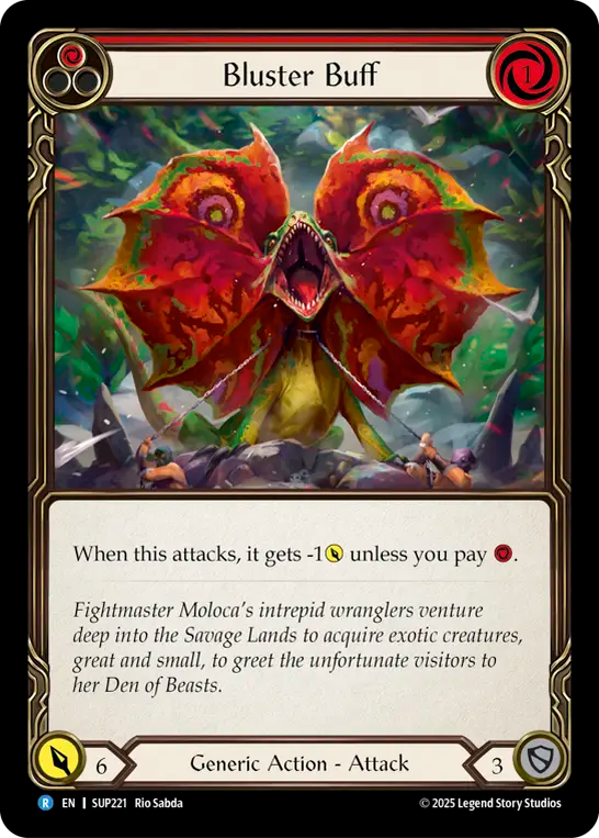 Bluster Buff Rainbow Foil