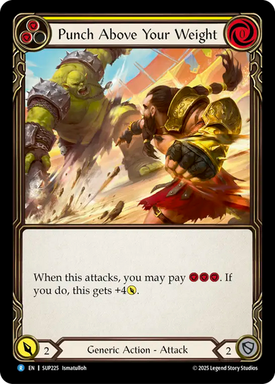 3x Punch Above Your Weight (Yellow)