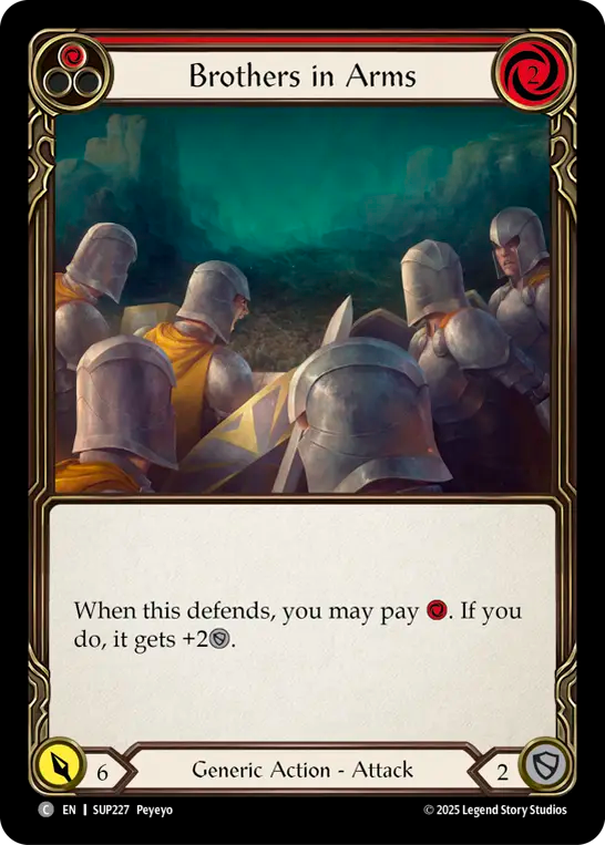 3x Brothers in Arms (Red)