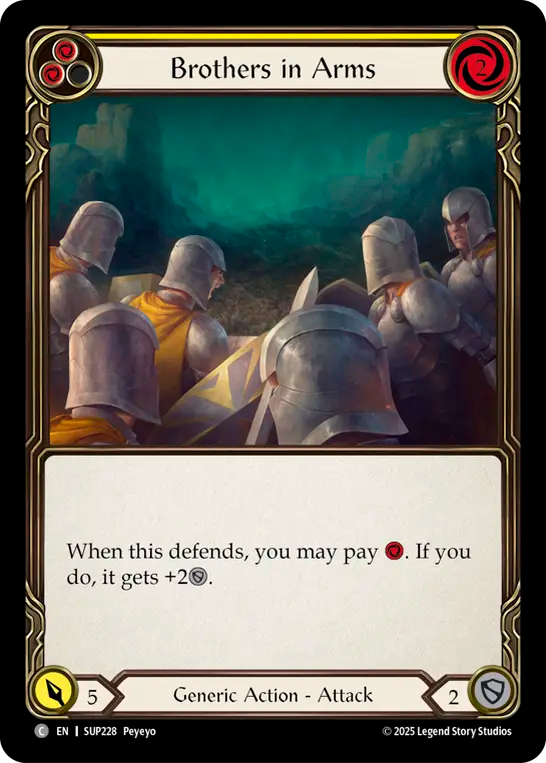3x Brothers in Arms (Yellow)