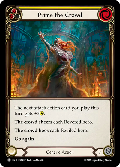 3x Prime the Crowd (Yellow)