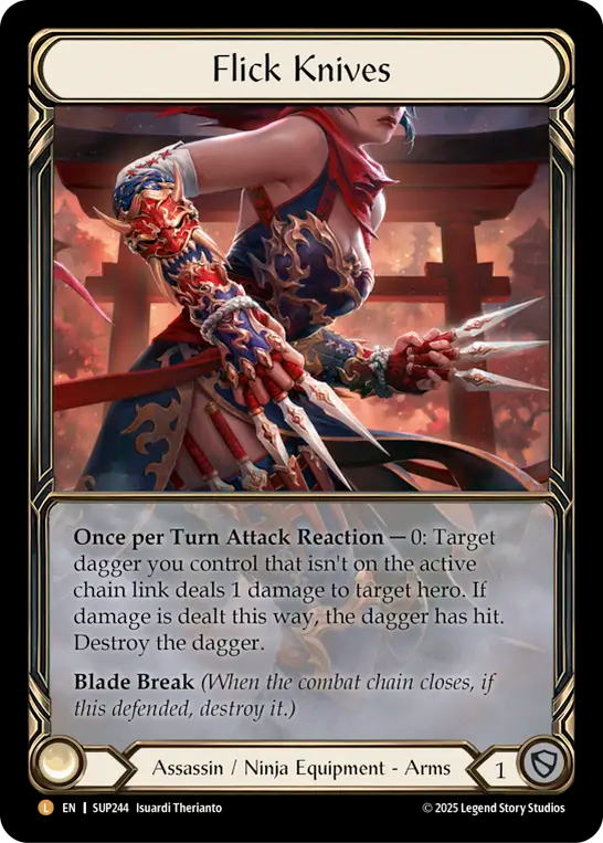 Flick Knives Rainbow Foil Extended Art (Super Slam)