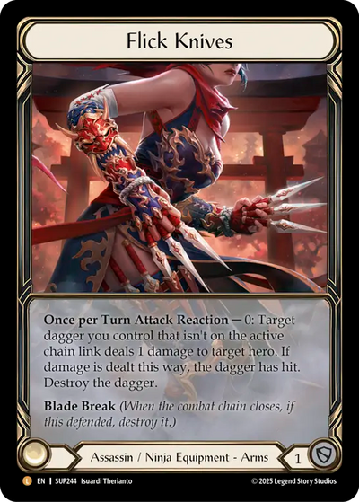 Flick Knives Rainbow Foil Extended Art (Super Slam)