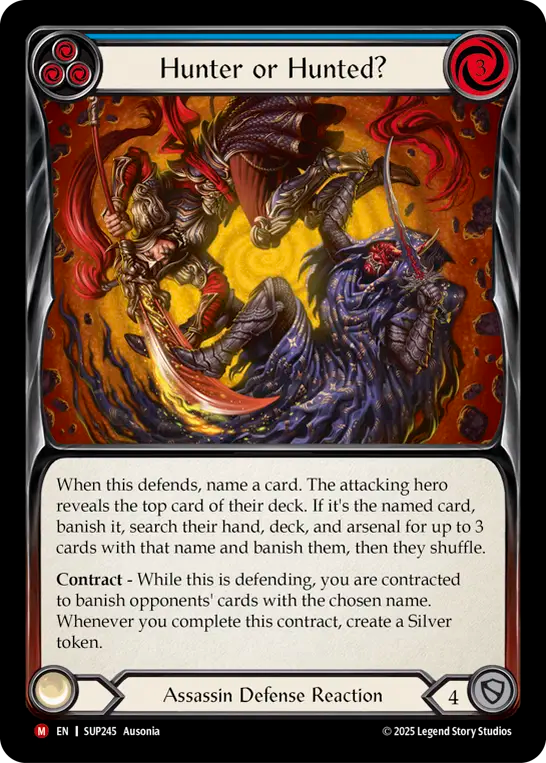 Hunter or Hunted Rainbow Foil