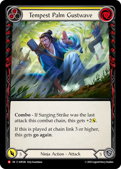 Tempest Palm Gustwave Rainbow Foil