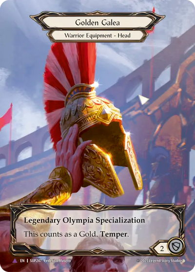 Golden Galea Marvel Cold Foil