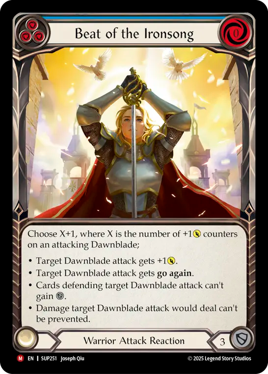 Beat of the Ironsong Rainbow Foil