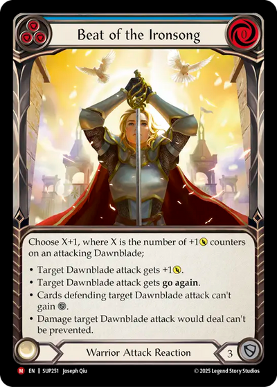 Beat of the Ironsong Rainbow Foil