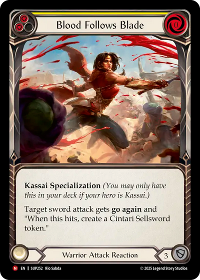 Blood Follows Blade Rainbow Foil