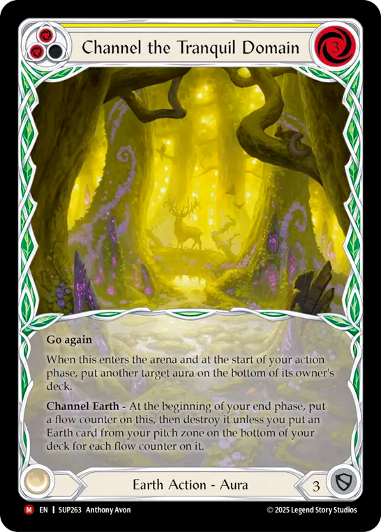 Channel the Tranquil Domain Cold Foil